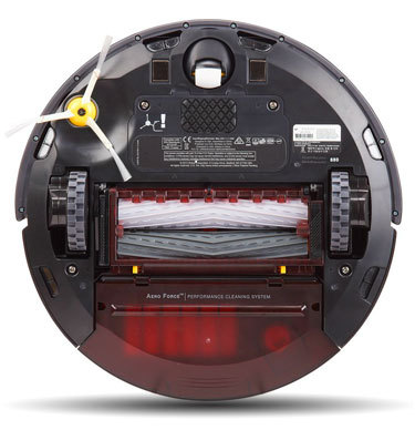 Вид снизу на робота iRobot Roomba 880