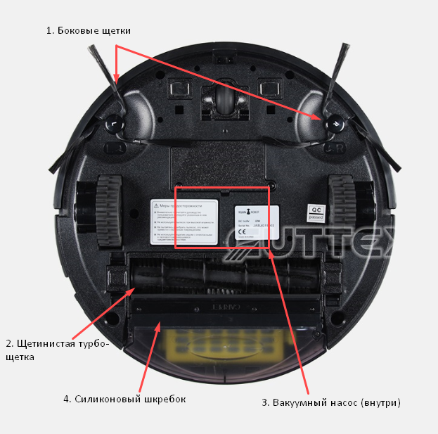iClebo Arte вид снизу